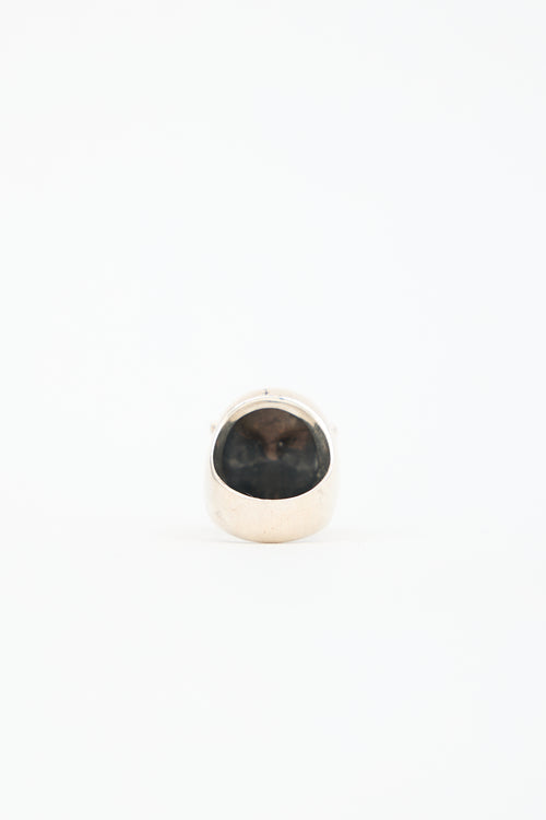 Yohji Yamamoto 950 Silver Alien Skull Ring
