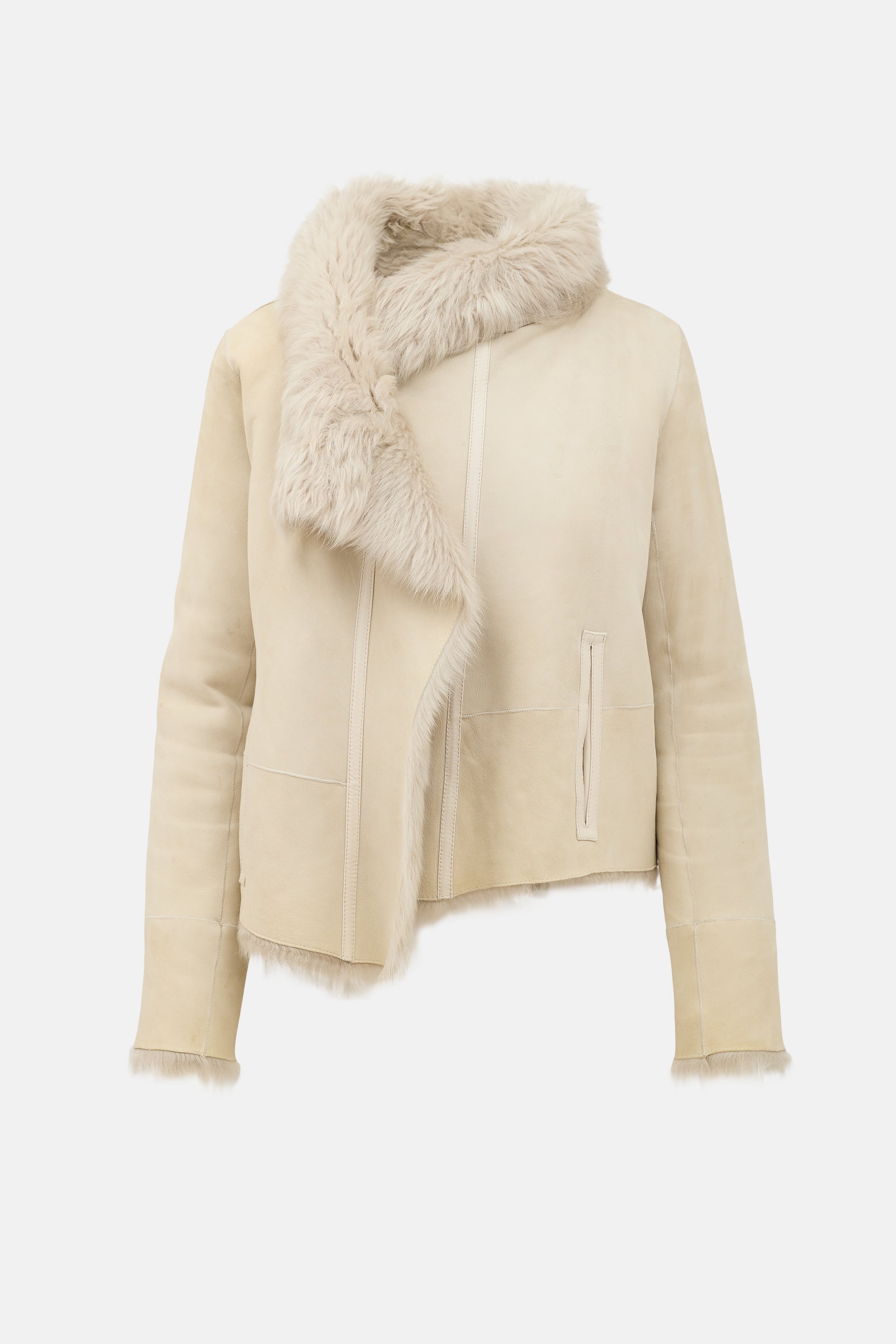 Yves Salomon Shearling & Suede Jacket