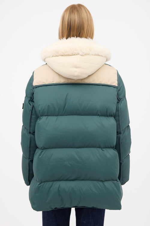Yves Salomon Ys ARMY Down & Shearling Coat