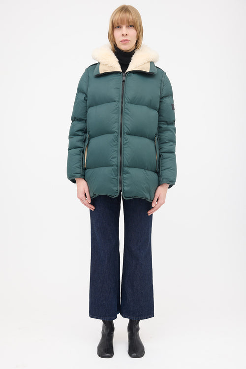 Yves Salomon Ys ARMY Down & Shearling Coat