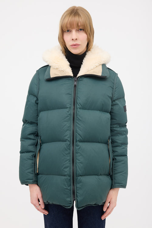 Yves Salomon Ys ARMY Down & Shearling Coat