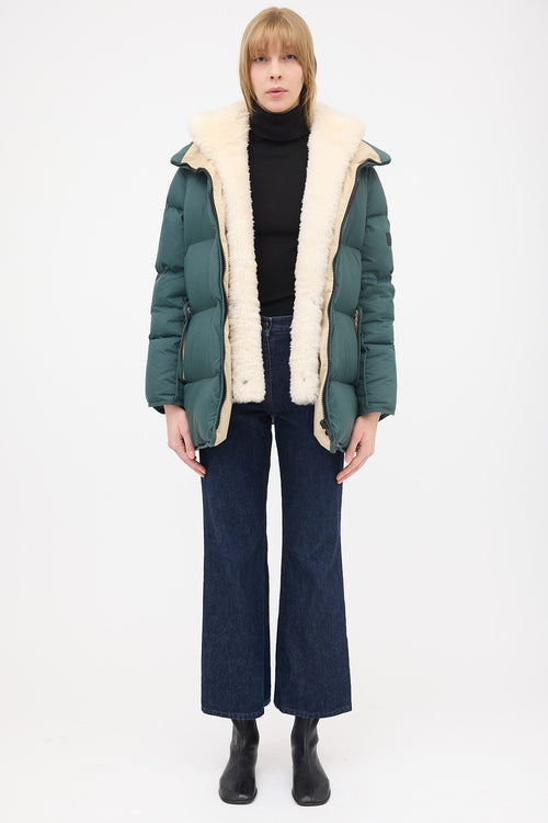 Yves Salomon Ys ARMY Down & Shearling Coat