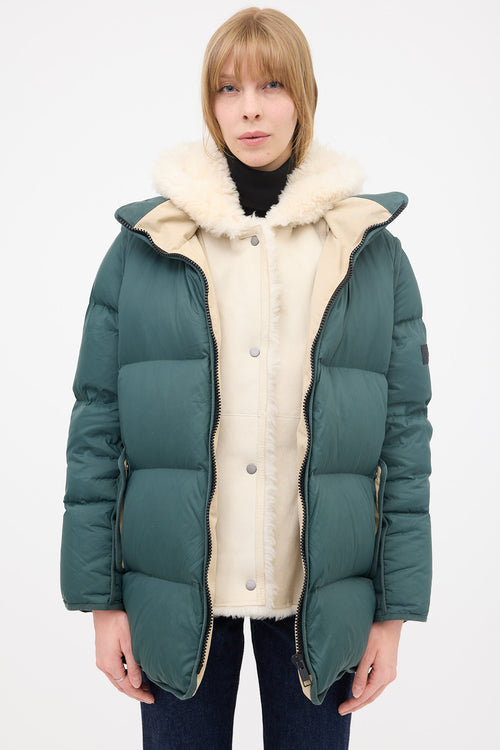 Yves Salomon Ys ARMY Down & Shearling Coat