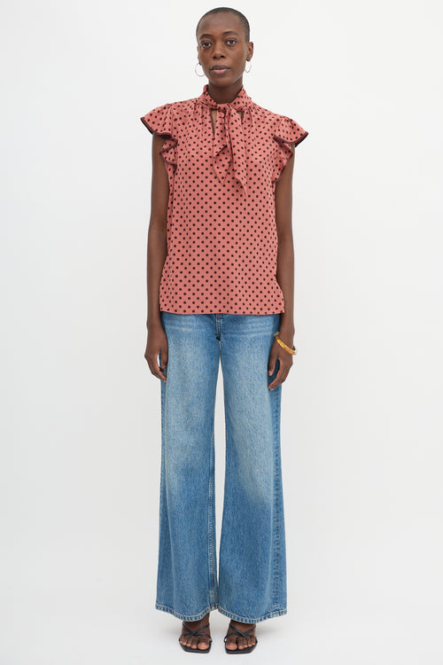 Zimmermann Silk Polka Dot Top