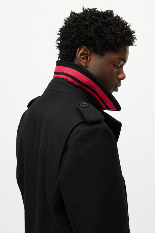 Zadig & Voltaire Black Wool Double Breasted Jacket