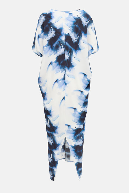 Zero Maria Cornejo Silk Printed Dress