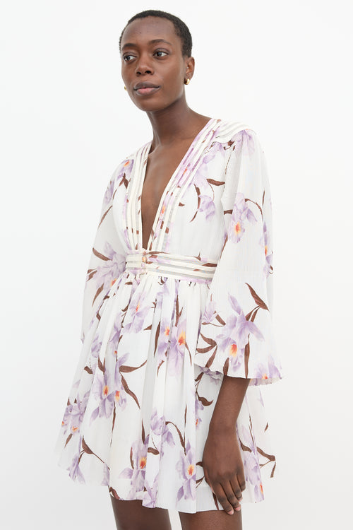 Zimmermann Plisse Corsage Dress