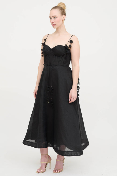 Linen Natura Corset  Dress