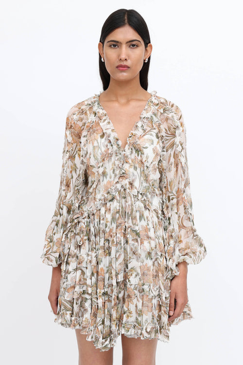 Zimmermann Chintz Billow Mini Dress