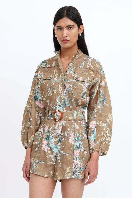 Zimmermann Floral Cassia Romper