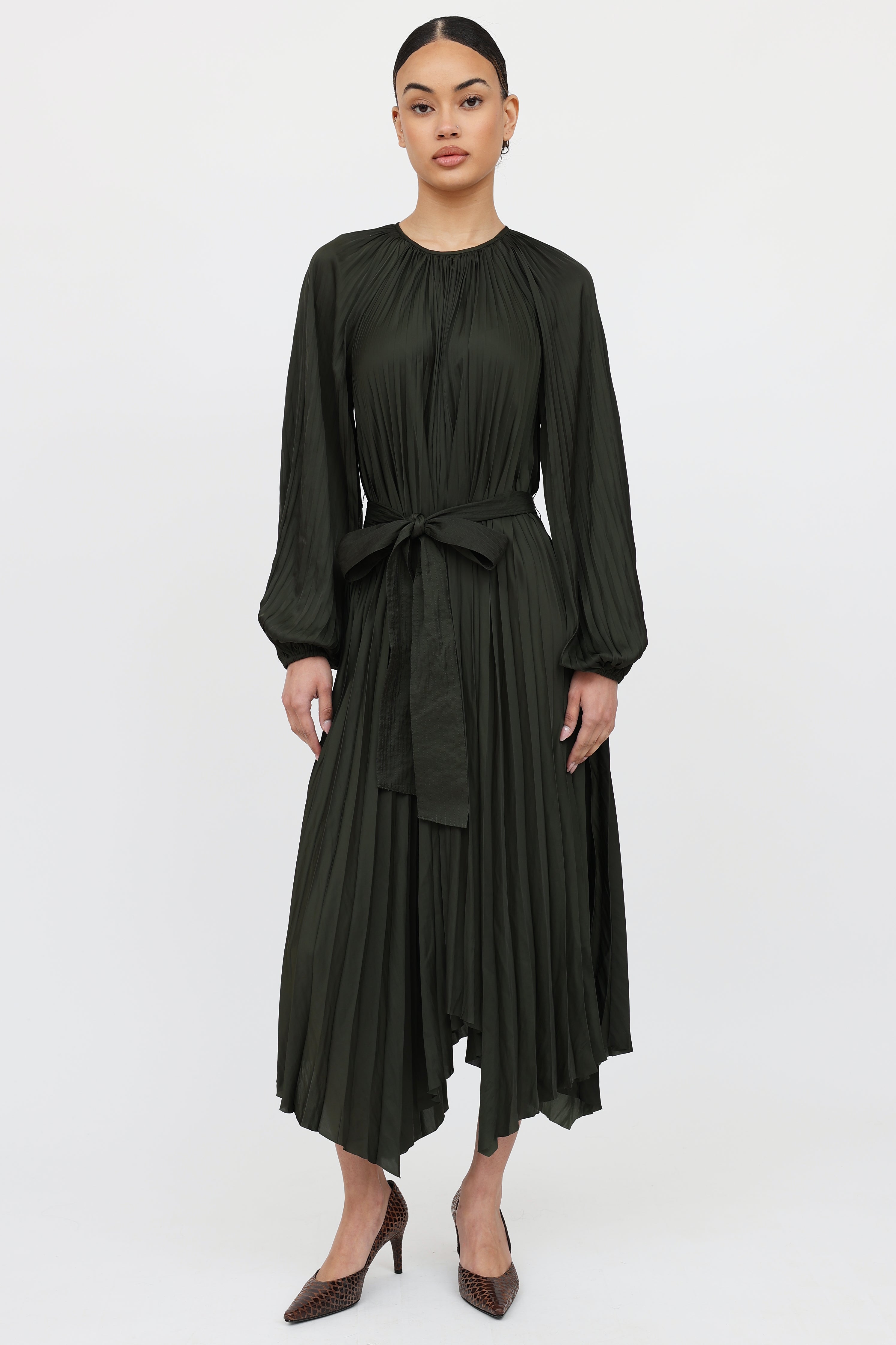 Ulla Johnson Pleated Yalena Maxi Dress
