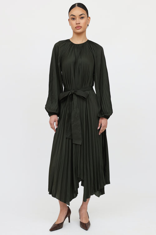 Ulla Johnson Pleated Yalena Maxi Dress