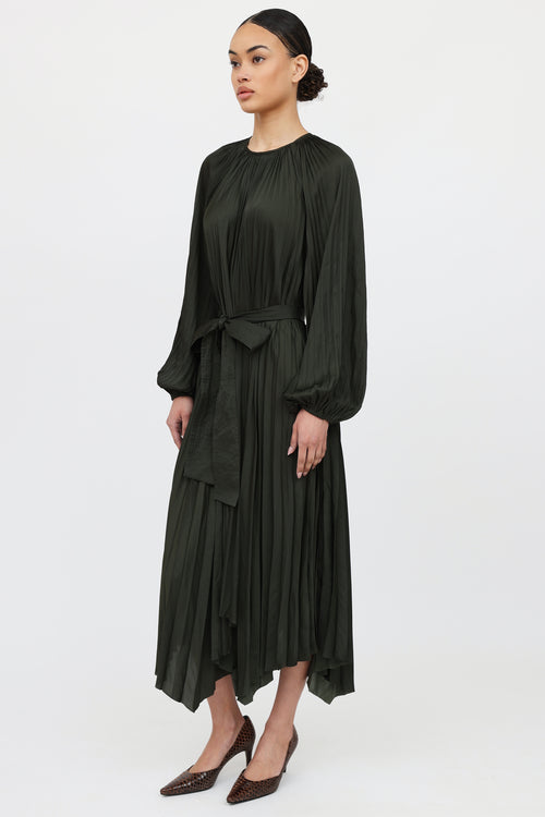 Ulla Johnson Pleated Yalena Maxi Dress