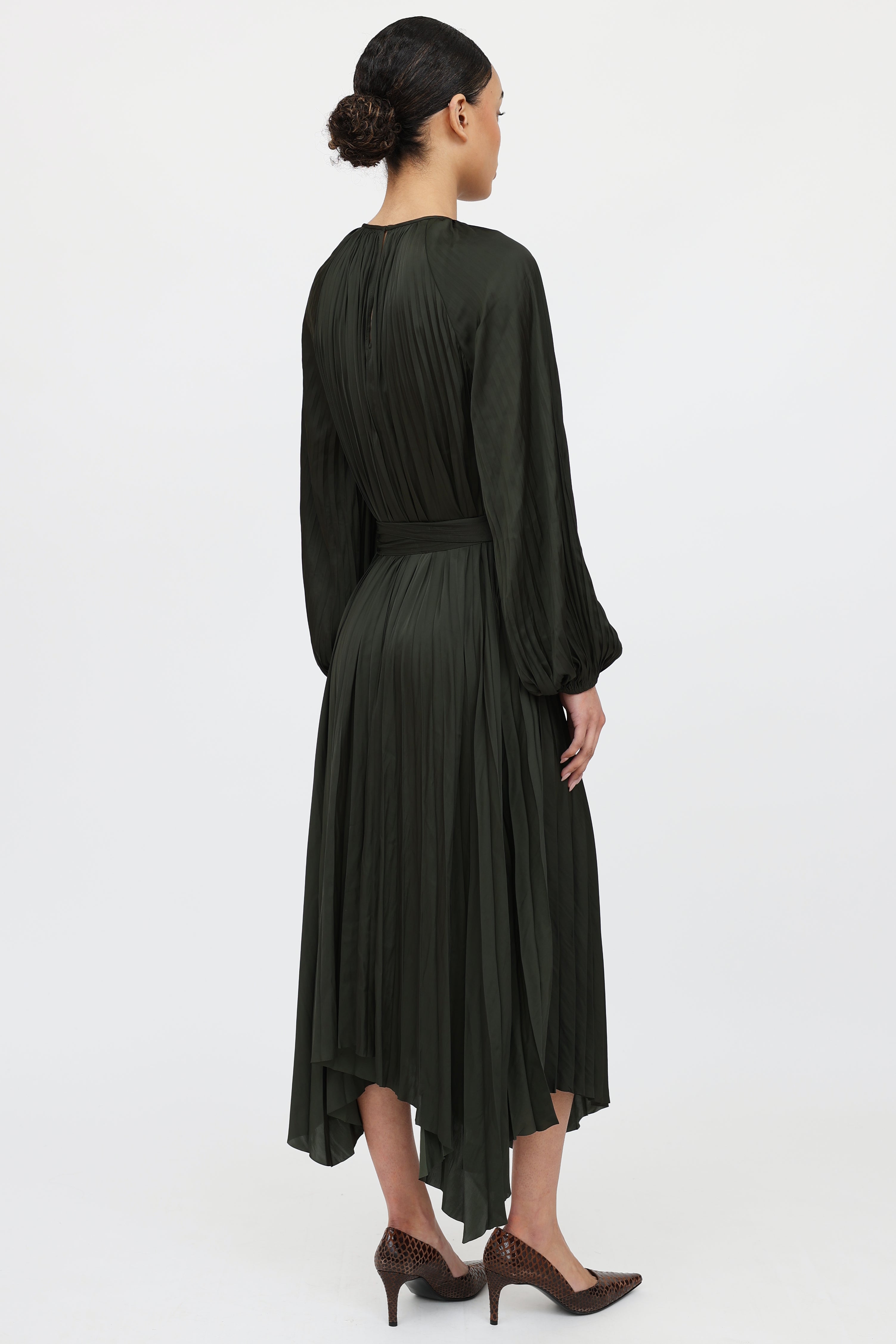 Ulla Johnson Pleated Yalena Maxi Dress