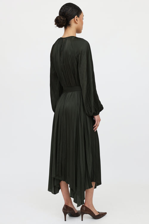 Ulla Johnson Pleated Yalena Maxi Dress