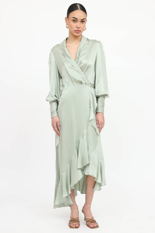 Silk Wrap Dress