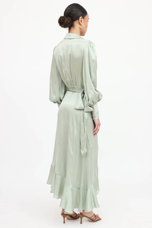 Silk Wrap Dress