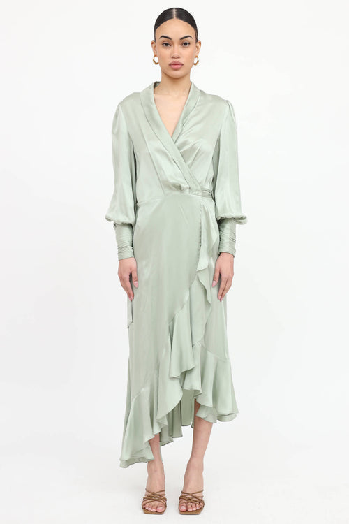 Silk Wrap Dress