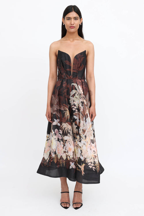 Zimmermann Illuminate Strapless Dress