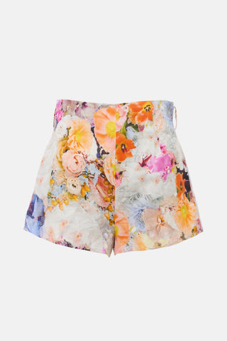 Zimmermann Linen Floral Prima Short