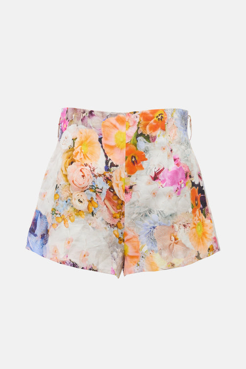 Zimmermann Linen Floral Prima Short