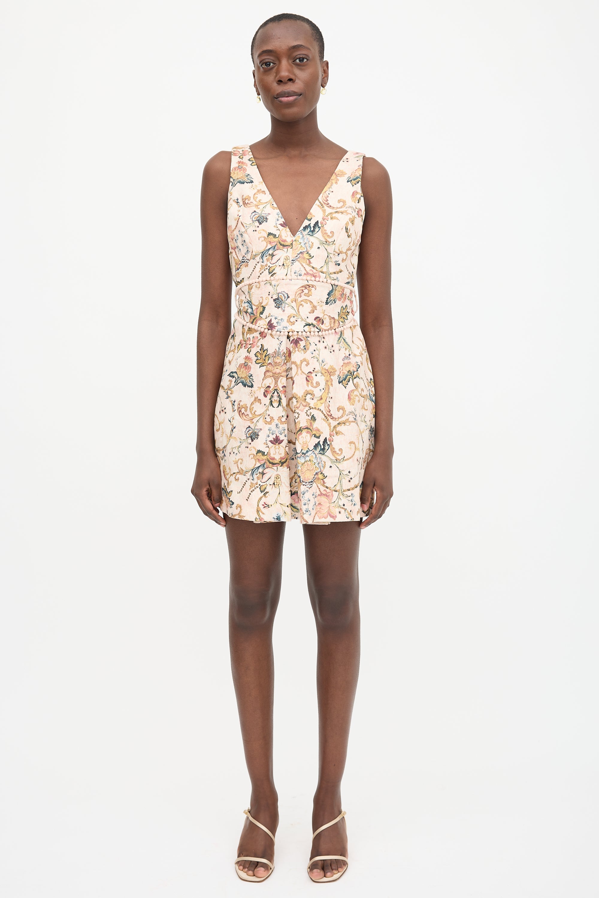 Zimmermann Linen Painted Heart Shift Dress