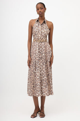 Zimmermann Linen Printed Bonita Dress