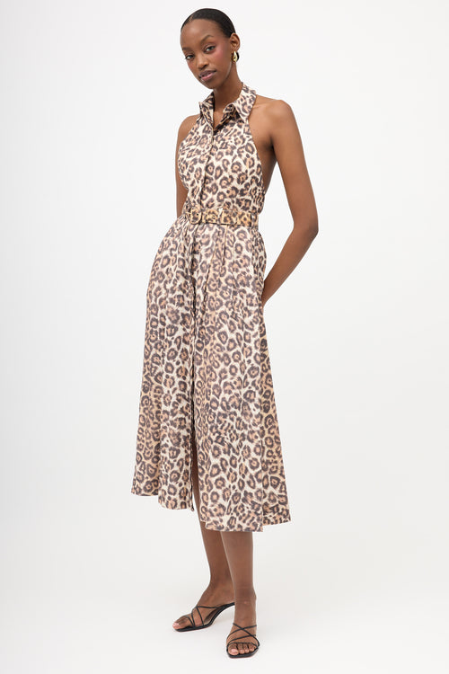Zimmermann Linen Printed Bonita Dress