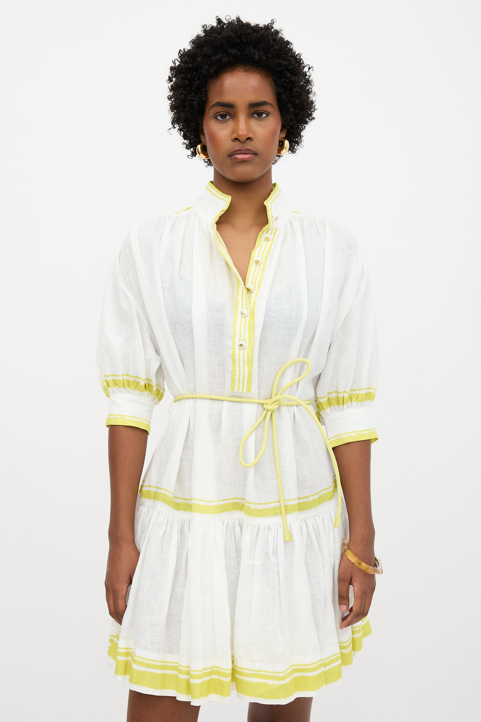 Zimmermann Linen Stripe Dress