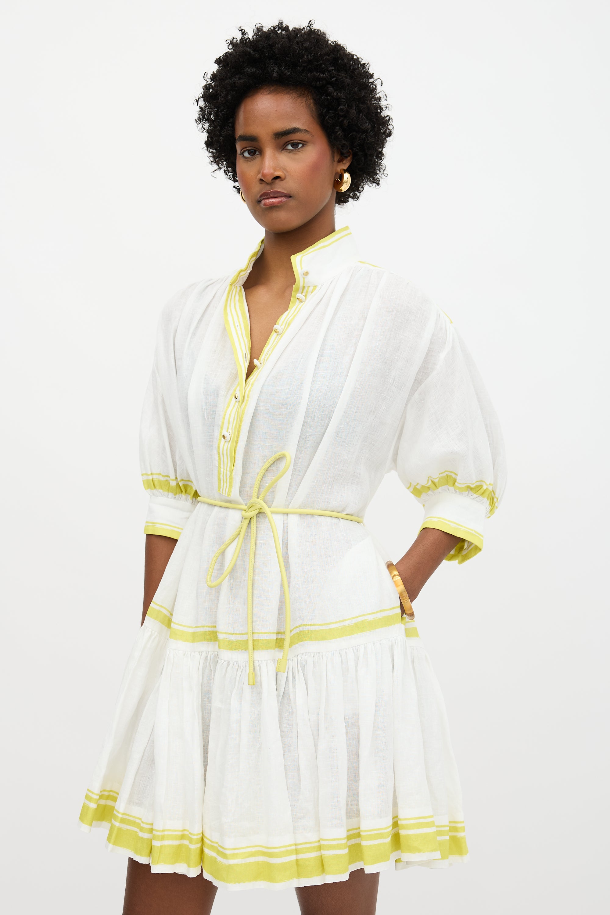 Zimmermann Linen Stripe Dress