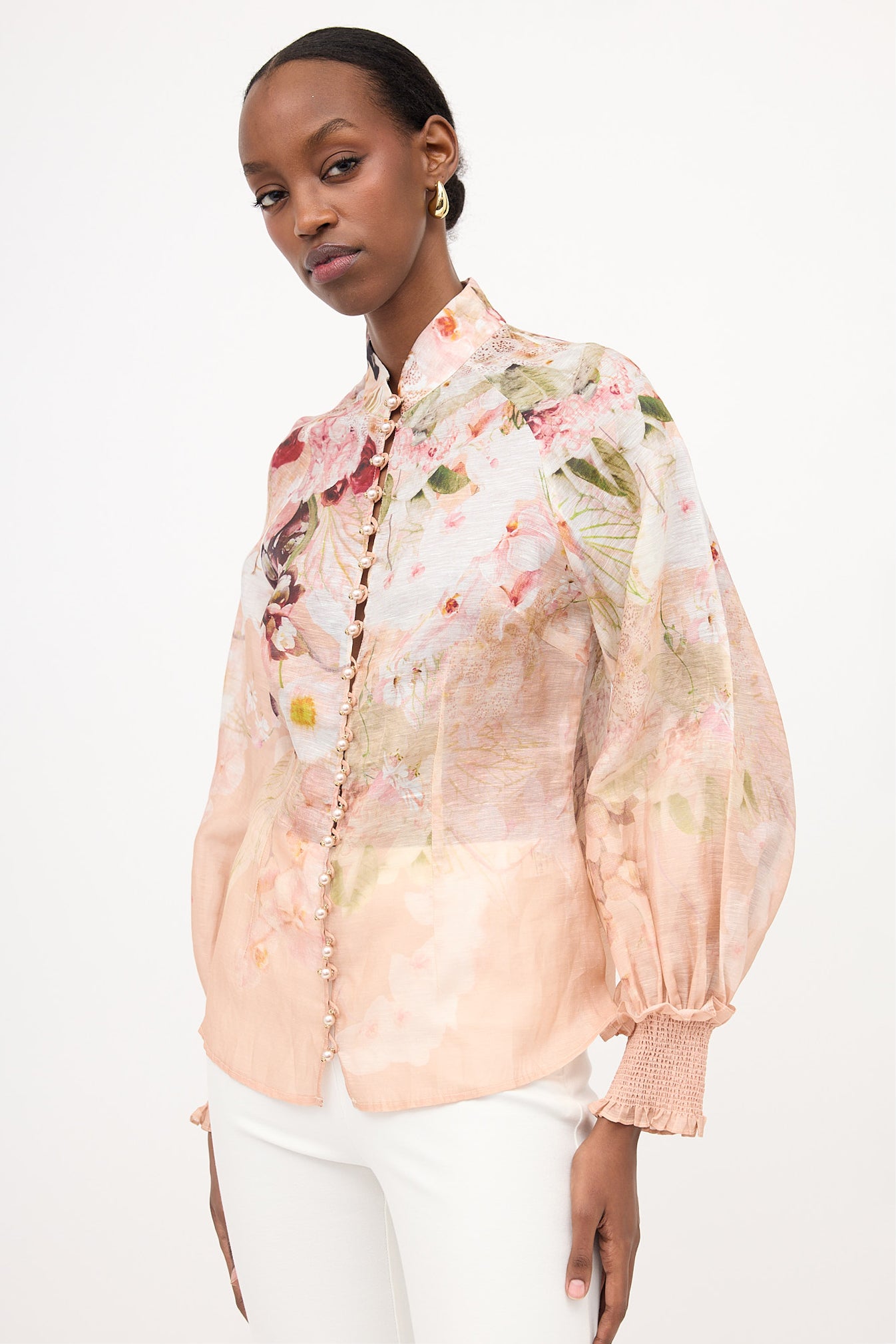 Zimmermann Linen & Silk Dancer Blouse