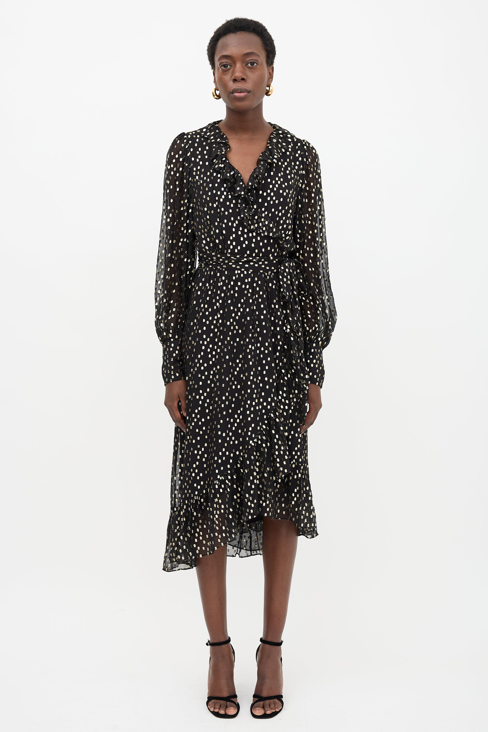 Zimmermann Polka Dot Wrap Dress