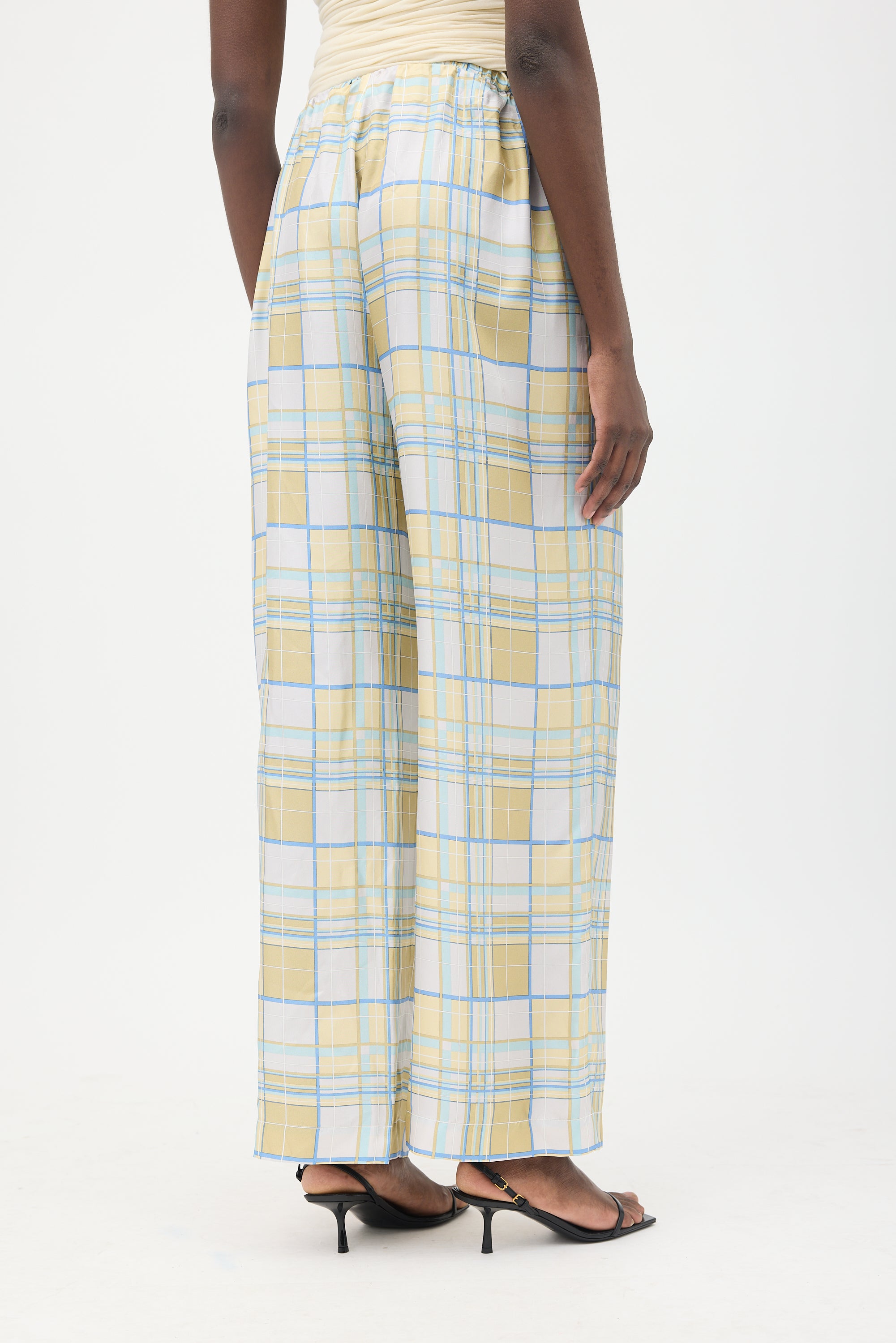 Zimmermann Silk Plaid Pant