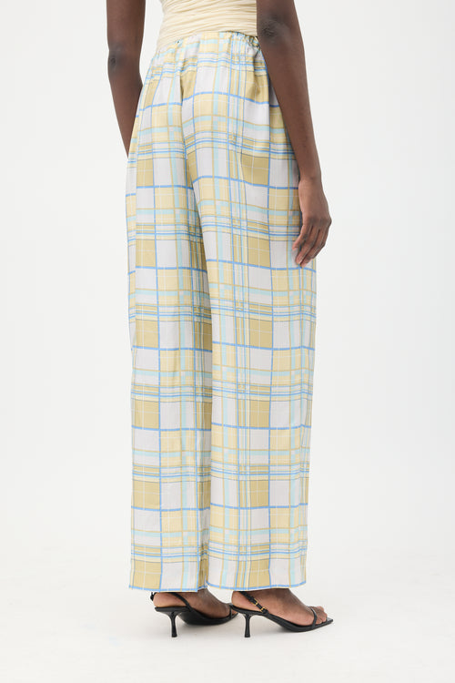Zimmermann Silk Plaid Pant