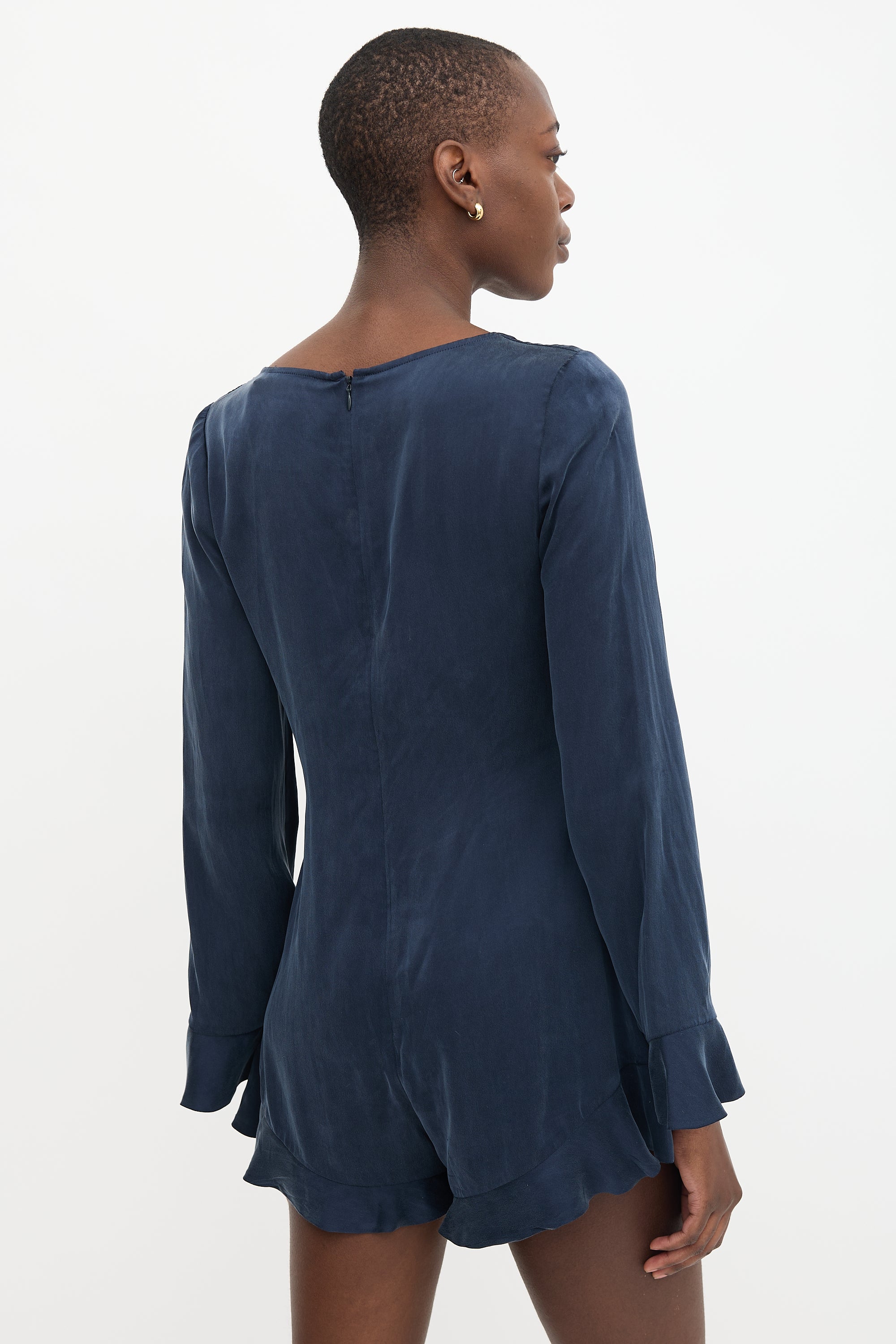 Zimmermann Silk Ruffled Romper