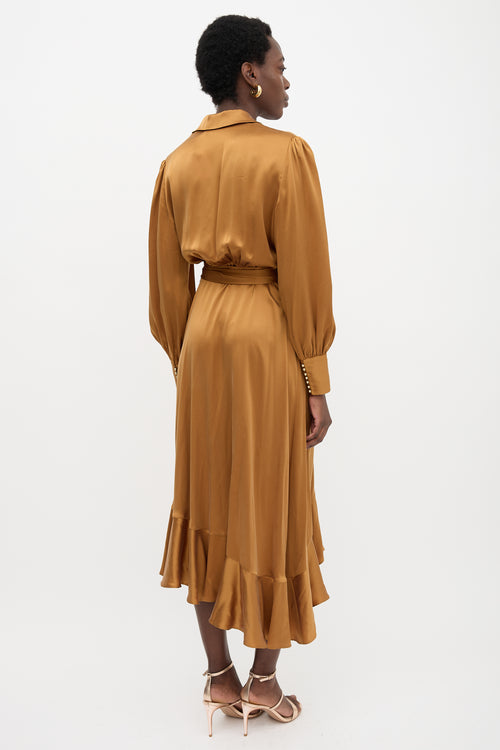 Zimmermann Silk Wrap Dress