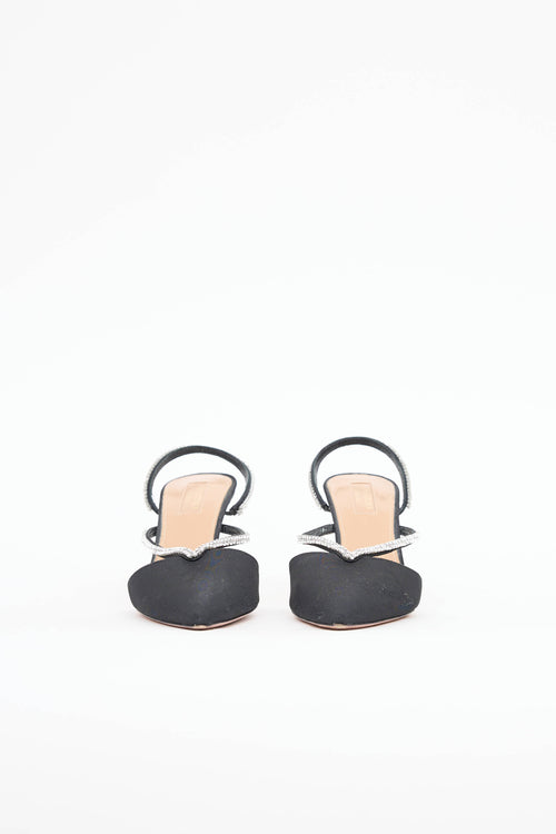 AquazzuraEden Crystal Slingback Heel