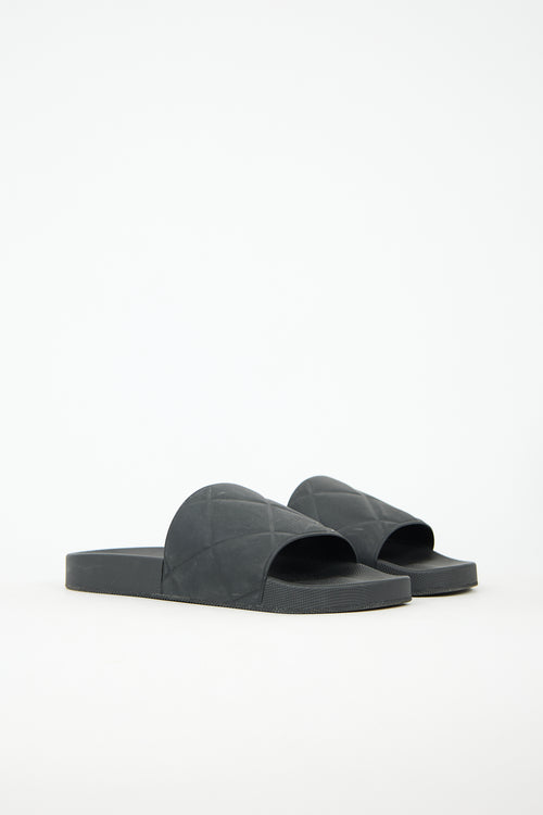 Bottega Veneta Rubber Quilted Slide
