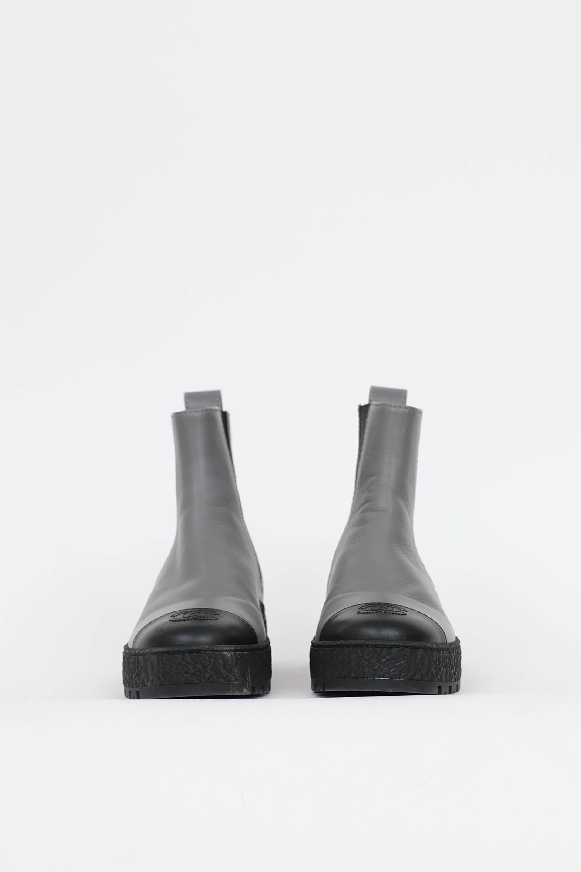 Chanel Leather CC Chelsea Boot