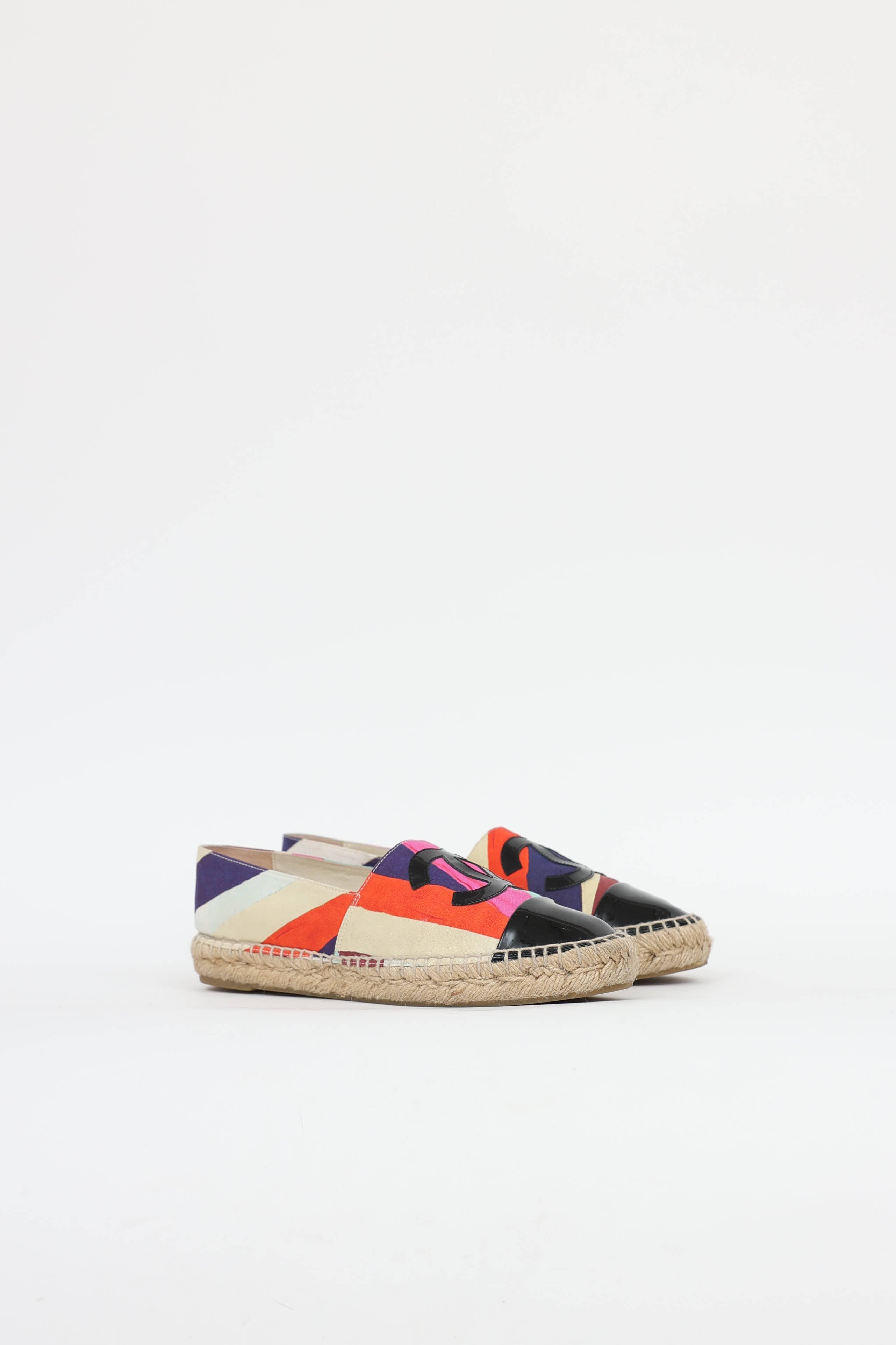 Chanel Canvas CC Espadrille Flat