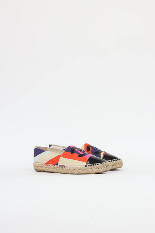 Chanel Canvas CC Espadrille Flat