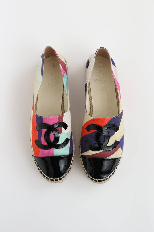 Chanel Canvas CC Espadrille Flat