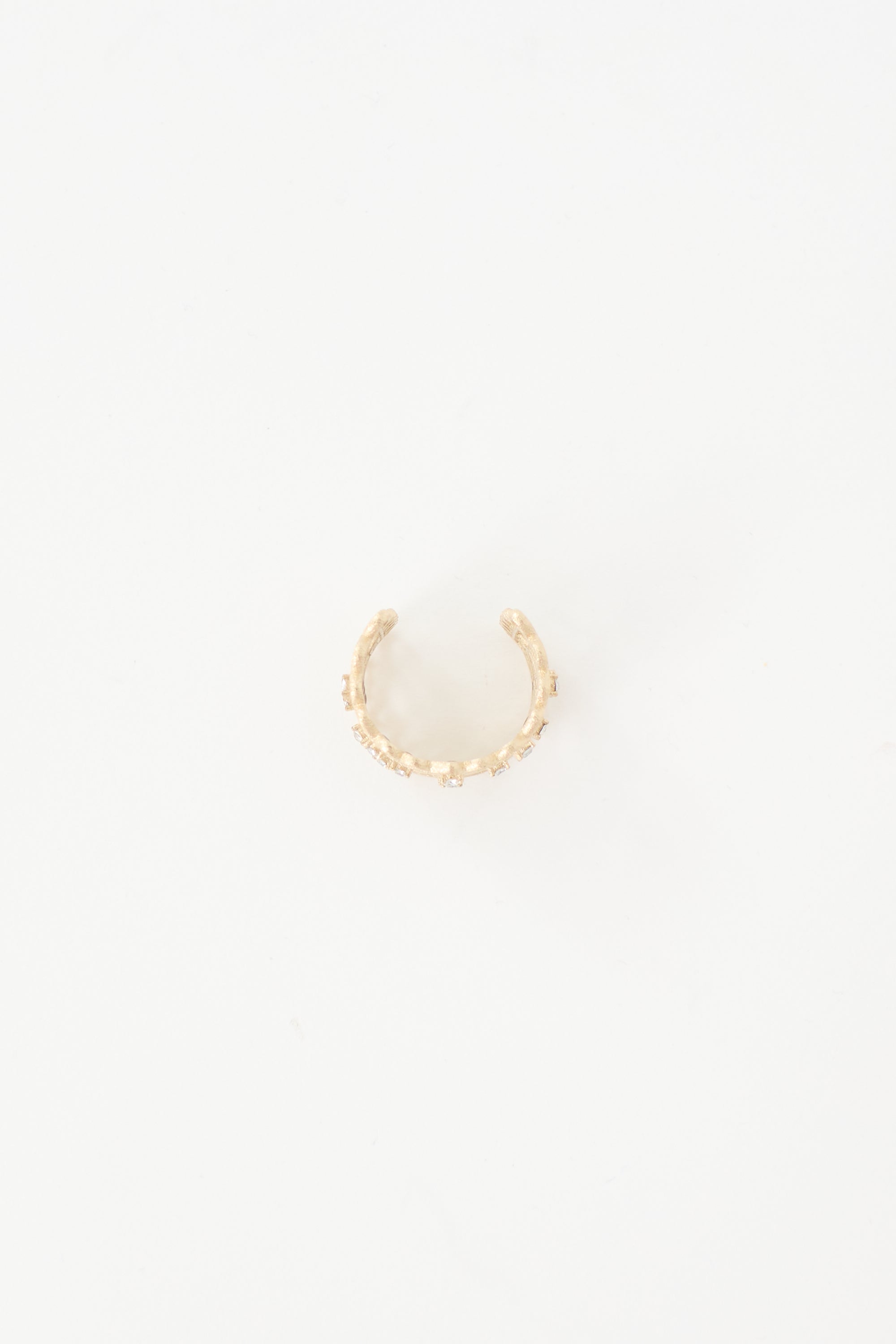 Dior Crystal Cuff Ring