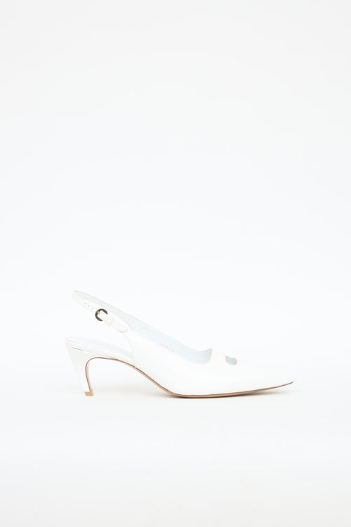 Dries Van Noten Leather Slingback Heel