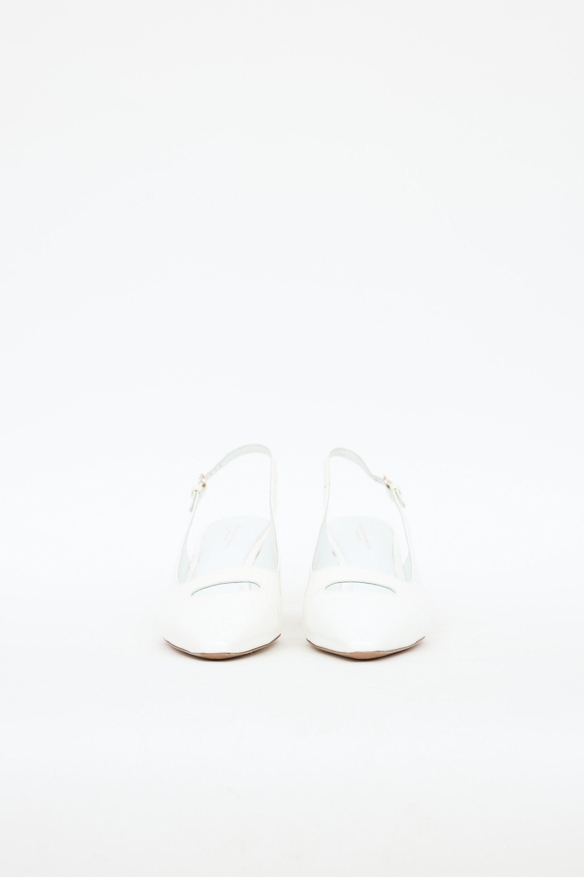 Dries Van Noten Leather Slingback Heel