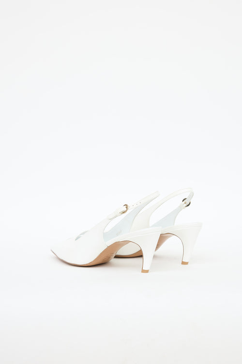 Dries Van Noten Leather Slingback Heel