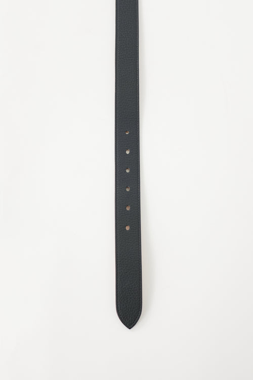Hermès 2014 Leather Etriviere Belt