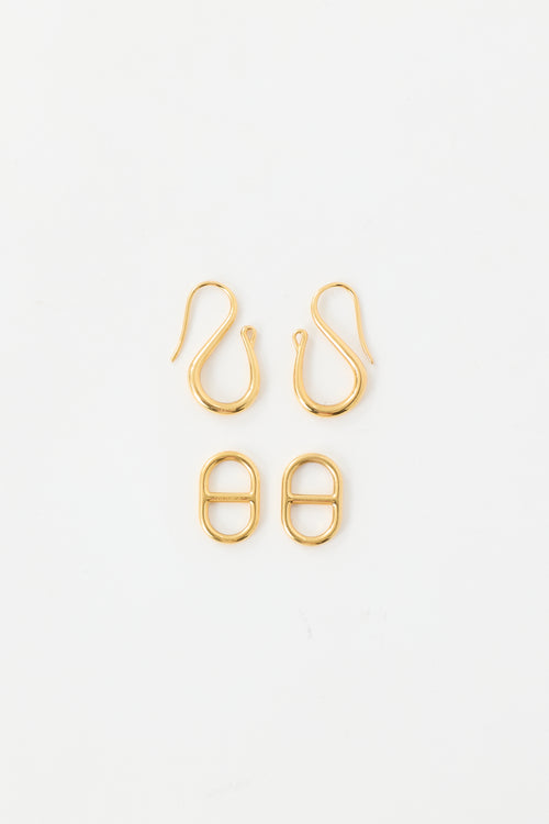 Hermès D'Ancre Dangle Earrings