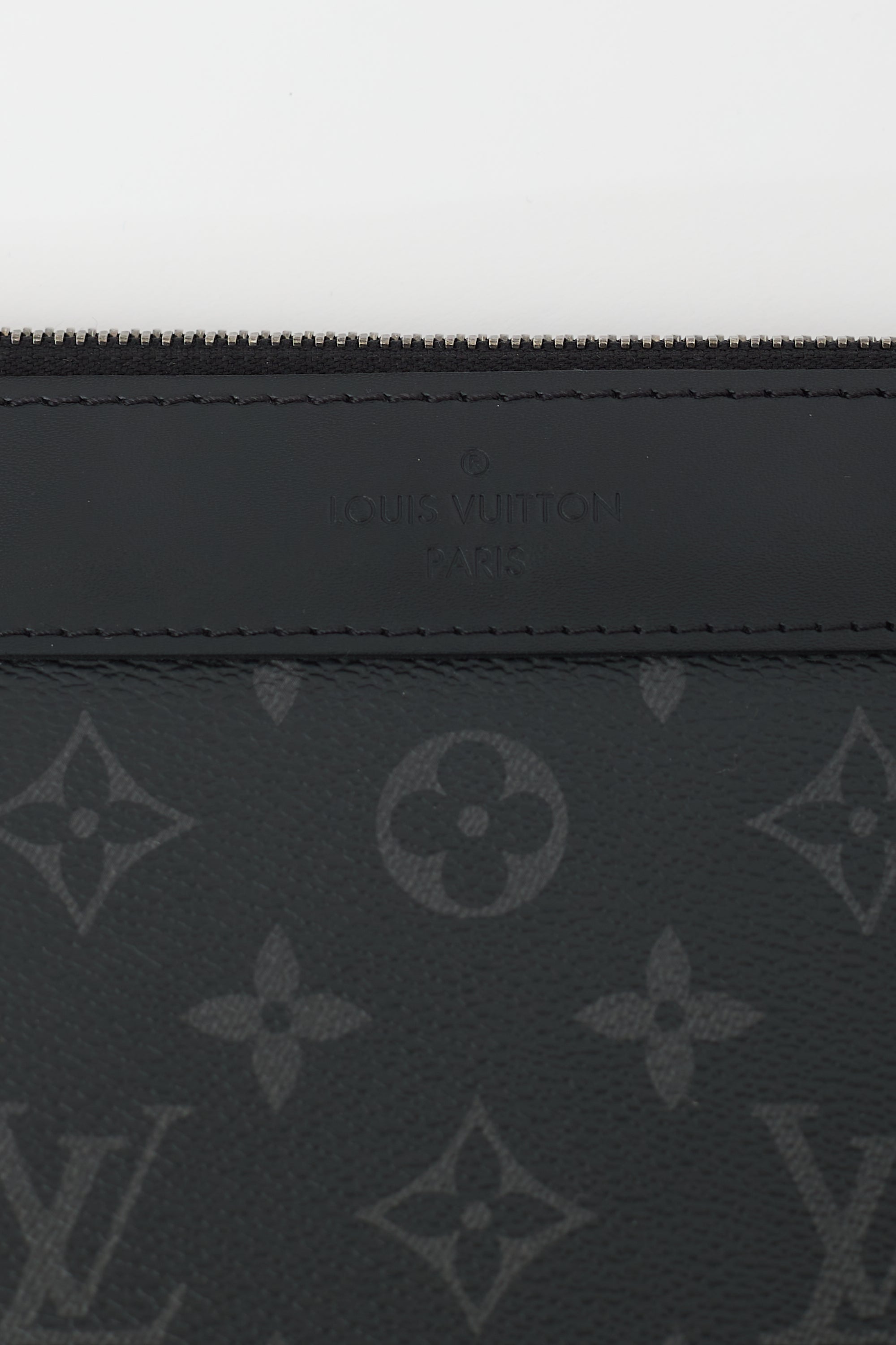 Louis Vuitton Black Monogram Eclipse Discovery Pouch