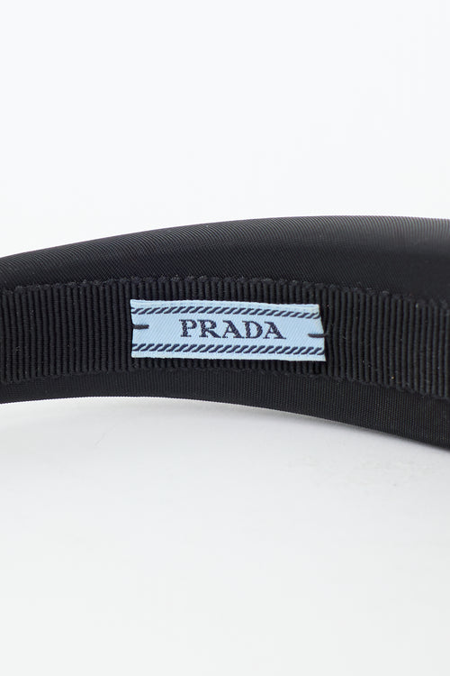 Prada Re-Nylon Logo Headband
